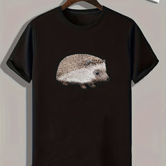 Animal Print Men's Graphic T-shirt for Summer