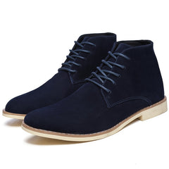 Men's Lace Up Ankle Boots British Style for Winter