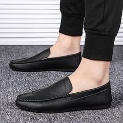 Men's Moc Toe Loafers Non-Slip Shoes Spring Summer