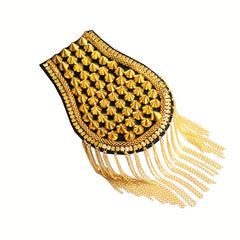 Riveted Suit Epaulette Chain Punk Fringe Costume Accessories