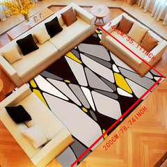 Modern Non-Slip Area Rug for Bedroom and Living Room