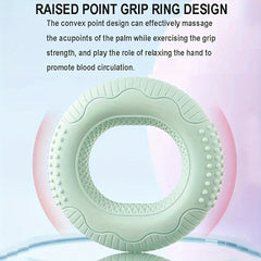 Silicone Grip Ring 4-27KG Hand Muscle Exercise Finger Strength Training
