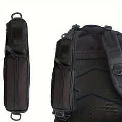 Molle Backpack Shoulder Strap Pouch with Zipper Pocket
