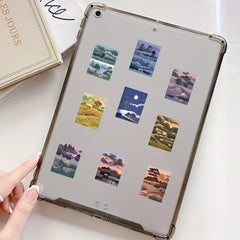 64pcs Orientalism Series PVC Sticker Bags