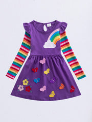 Cartoon Anime Long Sleeve Red Princess Dress