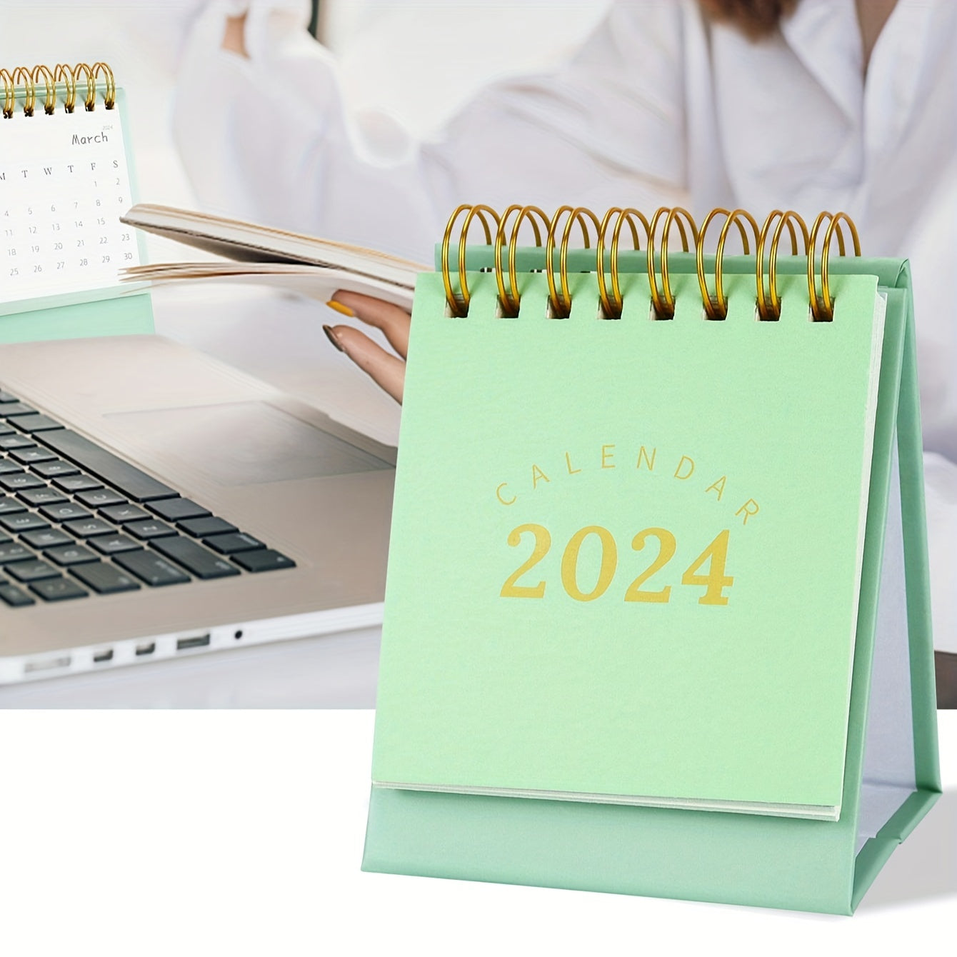 Banana Green Desk Calendar for Office Decoration