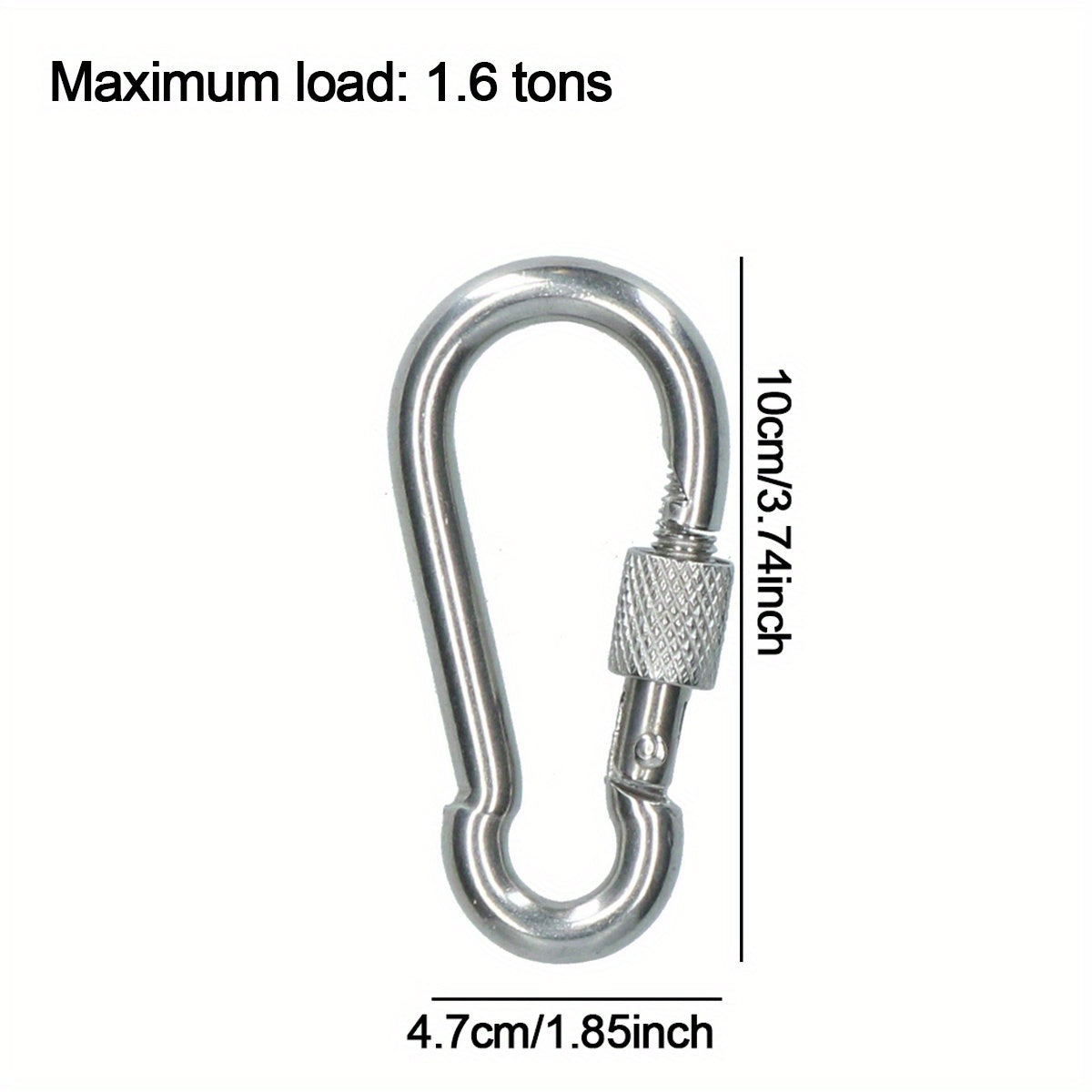 Metal Spring Hook Durable Buckle for Camping Hiking