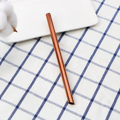 215mm Stainless Steel Bubble Tea Straw with Oblique Mouthpiece