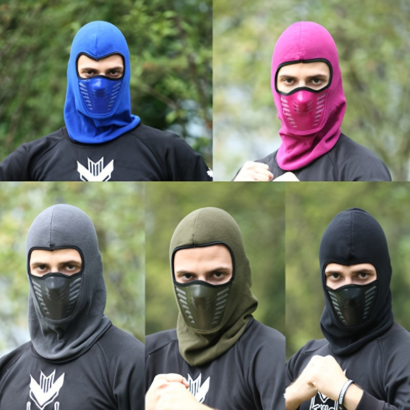 Outdoor Cycling Hood Thickened Velvet Hat Warm Windproof Hat