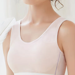 Letter Print Wireless Bra