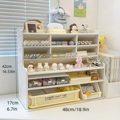 Double Layer Heightening Desktop Rack - Maximize Desk Space