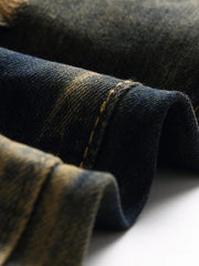 Boys Ripped Denim Jeans Straight Pants Casual Kids Clothes