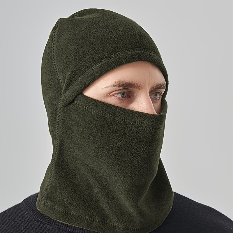 Men's Outdoor Sports Warm Hat with Neck Gaiter Coldproof Windproof Hat