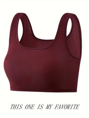 Ribbed Tank Top Slim Fit Sleeveless Lingerie