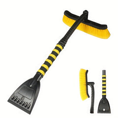 Extendable Snow Scraper & Brush For Car with Foam Grip