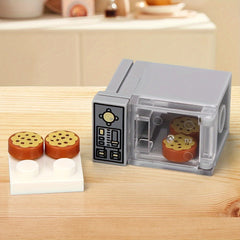 Creative Mini Microwave Kitchen Appliances Model City Scene Matching Toy
