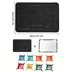 1000pc Jigsaw Puzzle Board, 8 Trays & Cover