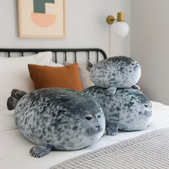 5pcs Simulation Seal Mom with Seal Boy Plush Doll Set Holiday Gift