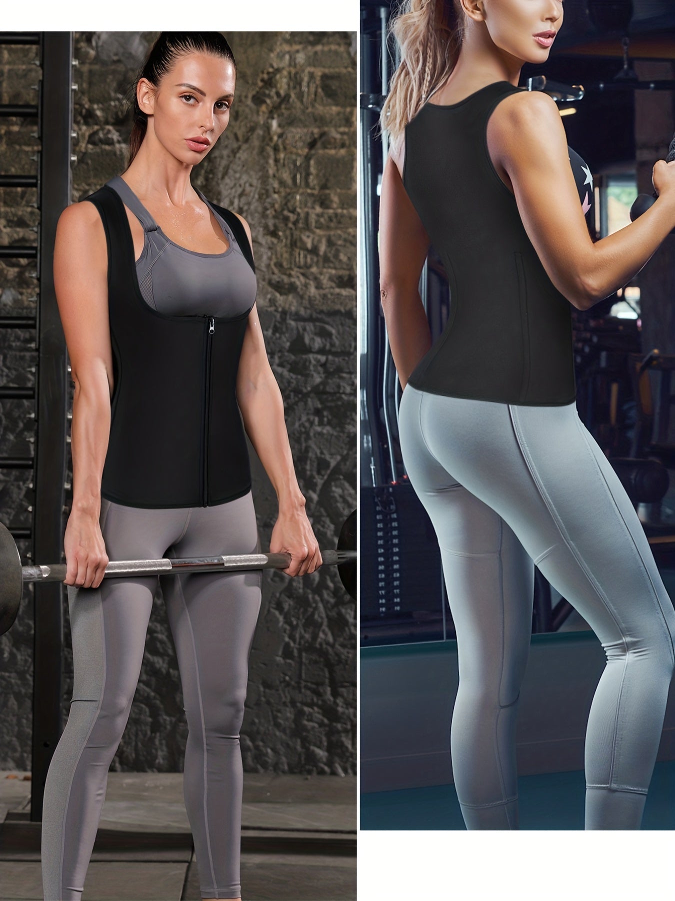 Women Sauna Sweat Waist Trainer Vest Shaper Corset Sauna Tank Tops