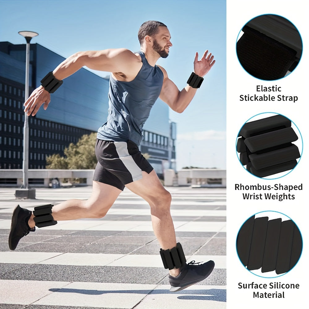 Pair of Adjustable 907 18g Wrist Weights for Workout