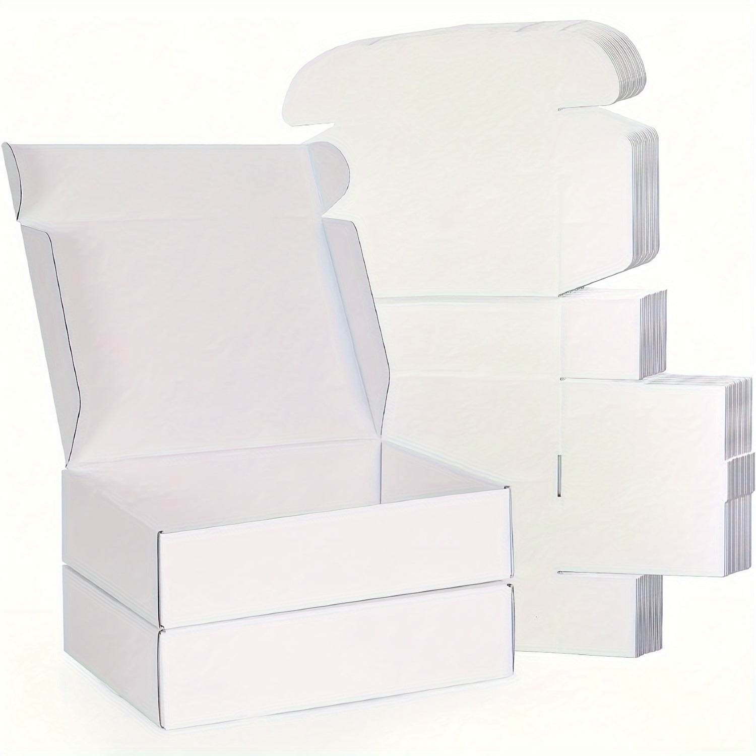 Small Mailer Boxes 100pcs Corrugated Cardboard for Business Packaging