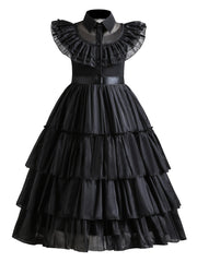 Girl's Layered Mesh Dress Cosplay Costume for Halloween