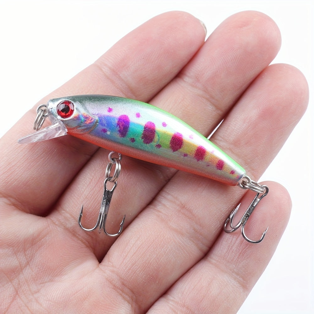 15pcs Bionic Bait 15pcs Sinking Minnow Lures for Bass Perch & Saltwater 5 0 22in