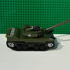 ABS Tank Model Kit Golden & Army Green Educational Toy