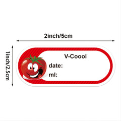 250pcs Date Sticker Labels for Home Kitchen Food Marking