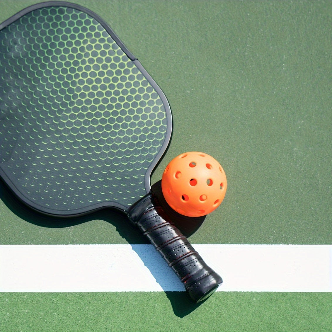 4pcs 40 Holes 74mm Pickle Ball for Training and Game Pickleball