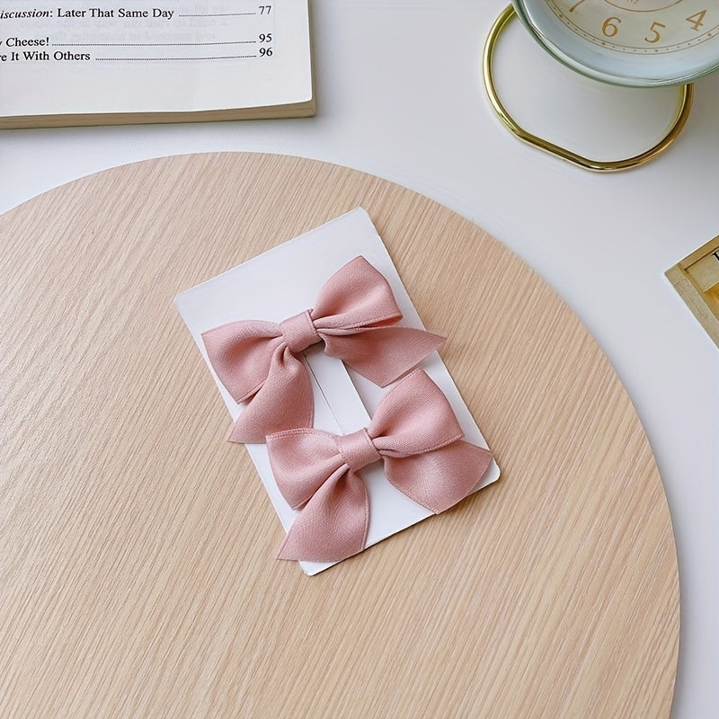Cartoon Bow Hair Clips Decorative Hair Accessories Holiday Gift