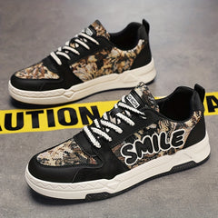 Men's Lace-up 'Smile' Skate Shoes Breathable