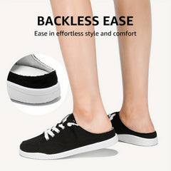 STQ Women's Laceless Walking Shoes Lightweight Slip on Work Sneakers