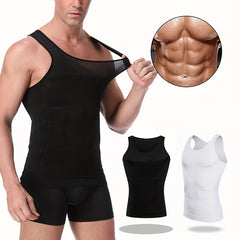 Men's Abdomen Slimming Vest Shirt