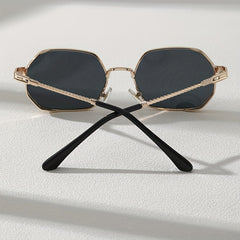 Geometric Metal Sunglasses Steampunk Props UV400