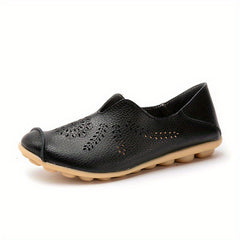 Women's Hollow Out Flat Loafers Low Top Breathable Shoes