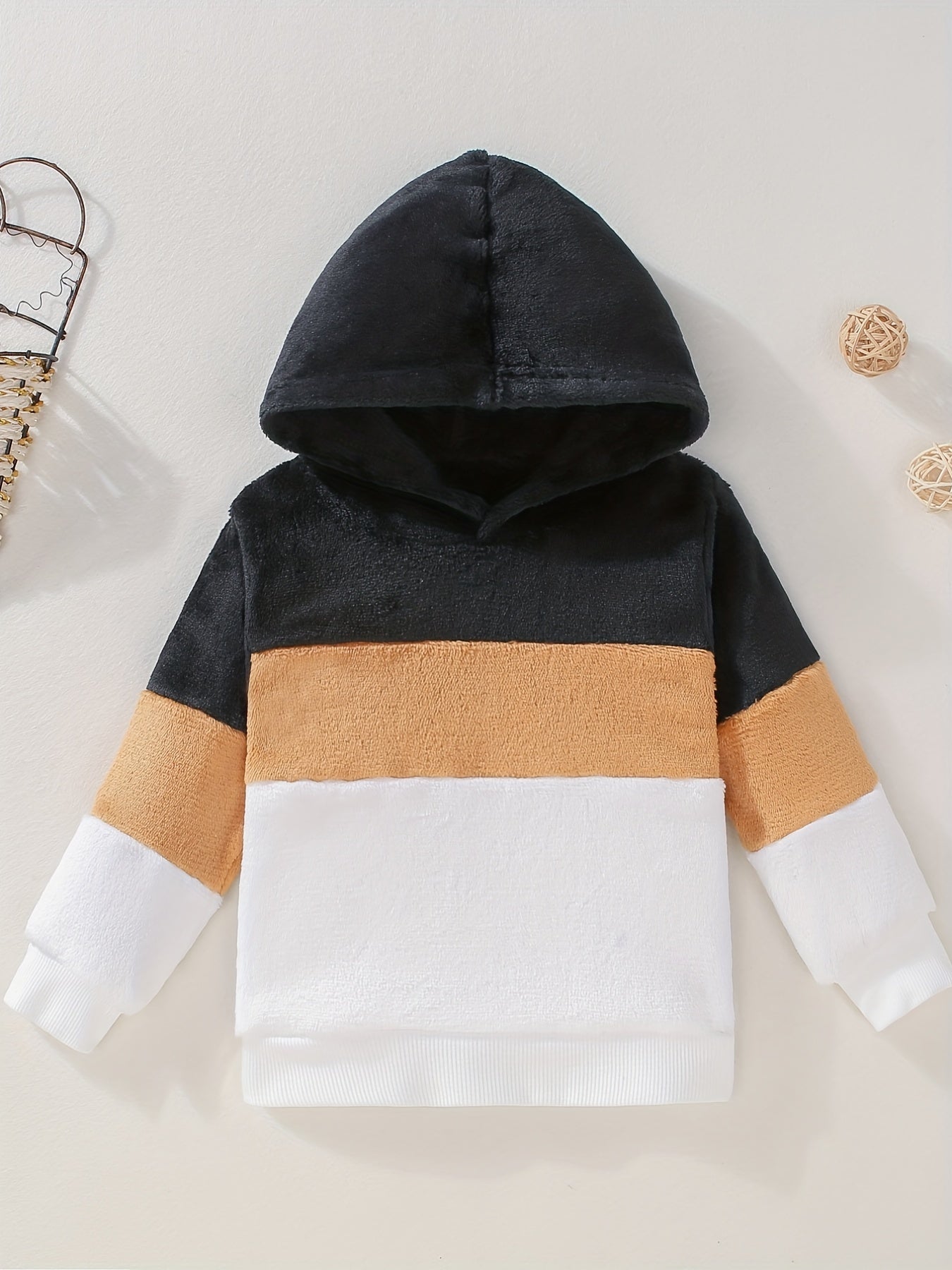 Baby's Block Hoodie Sports Sweatshirt Toddler's Top