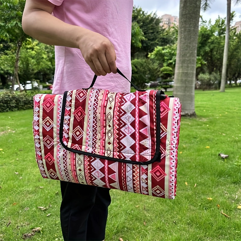 Waterproof Picnic Blanket 203x203cm, Large Beach Mat