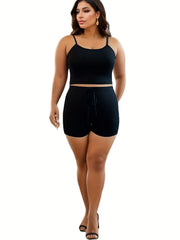 Ribbed Cami Top & Shorts Set