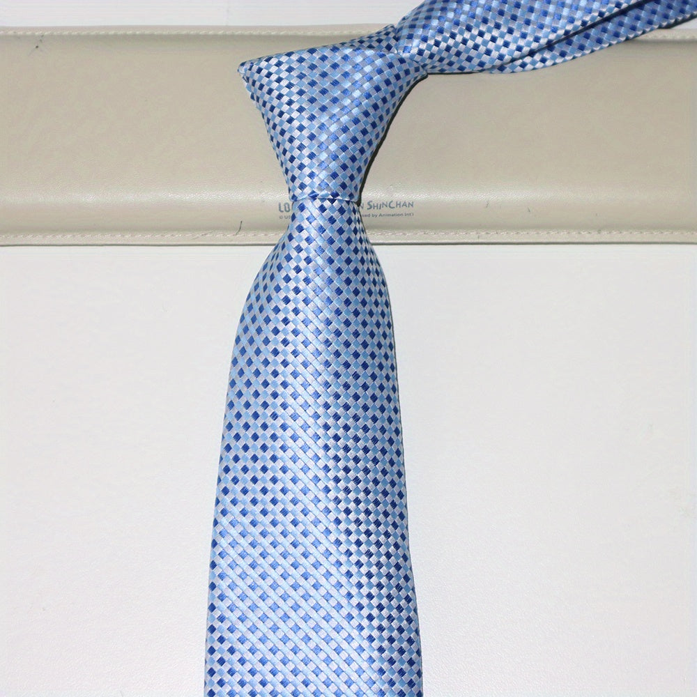 Men's Striped Plaid Necktie Business Wedding Party Banquet Necktie