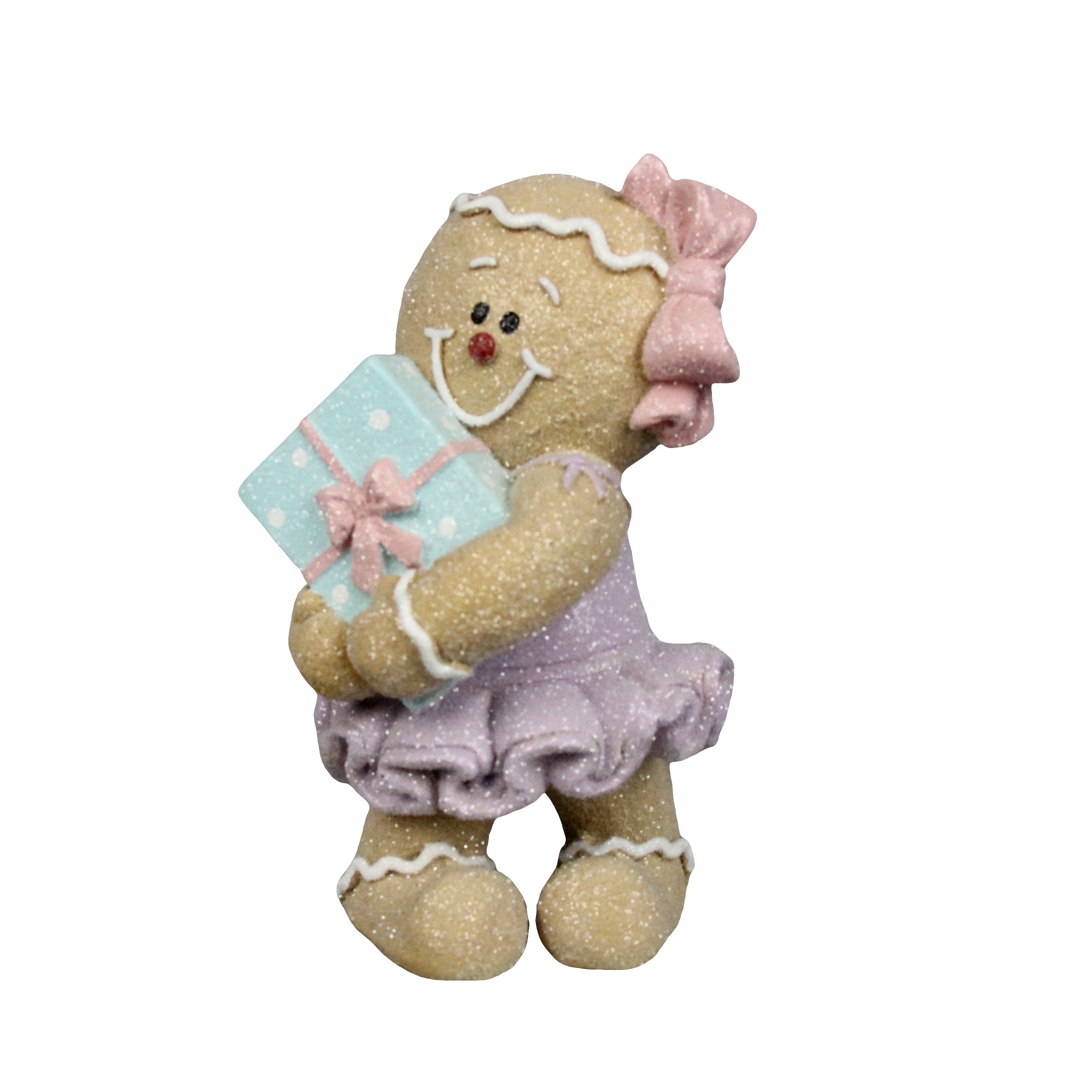 Resin Gingerbread Boy Girl Christmas Decor
