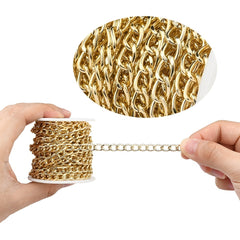 5m Aluminum Chain Roll for Jewelry Making Necklaces Bags