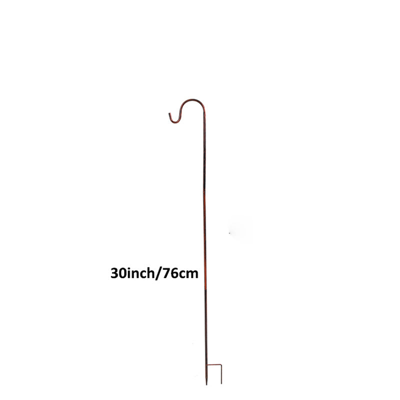 Copper Shepherd Hooks for Hanging Bird Feeders