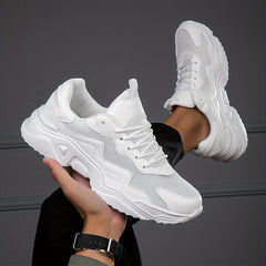 Men's Breathable Mesh Athletic Shoes Lace-up Walking Spring Summer