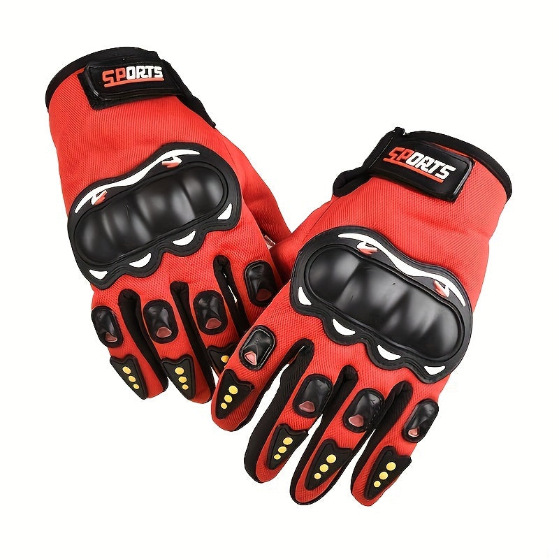 Touchscreen Full Finger Motorcycle Gloves for Outdoor Sports