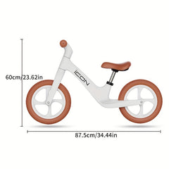 Lightweight Non Pedal Balance Bike for Toddlers & Children Ages 2-6