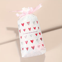 30pcs Silky Hair Tie Plaid Floral Printed Ponytail Holder for Women Girls