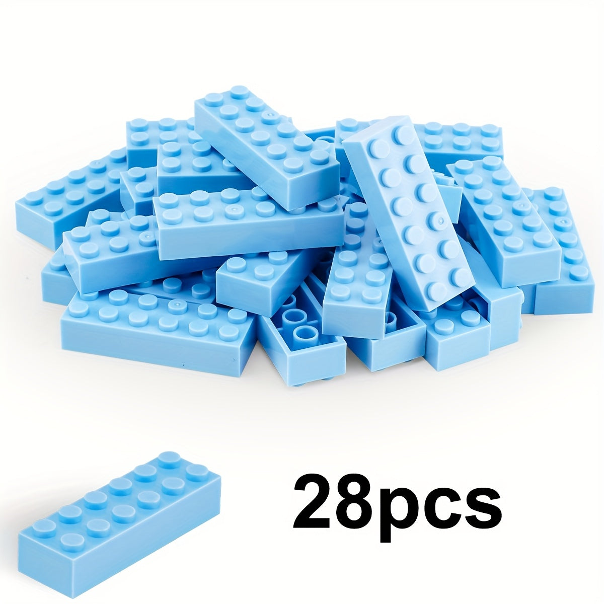 28pcs 2x6 Brick Building Blocks Kids' Educational Toys