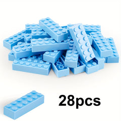28pcs 2x6 Brick Building Blocks Kids' Educational Toys