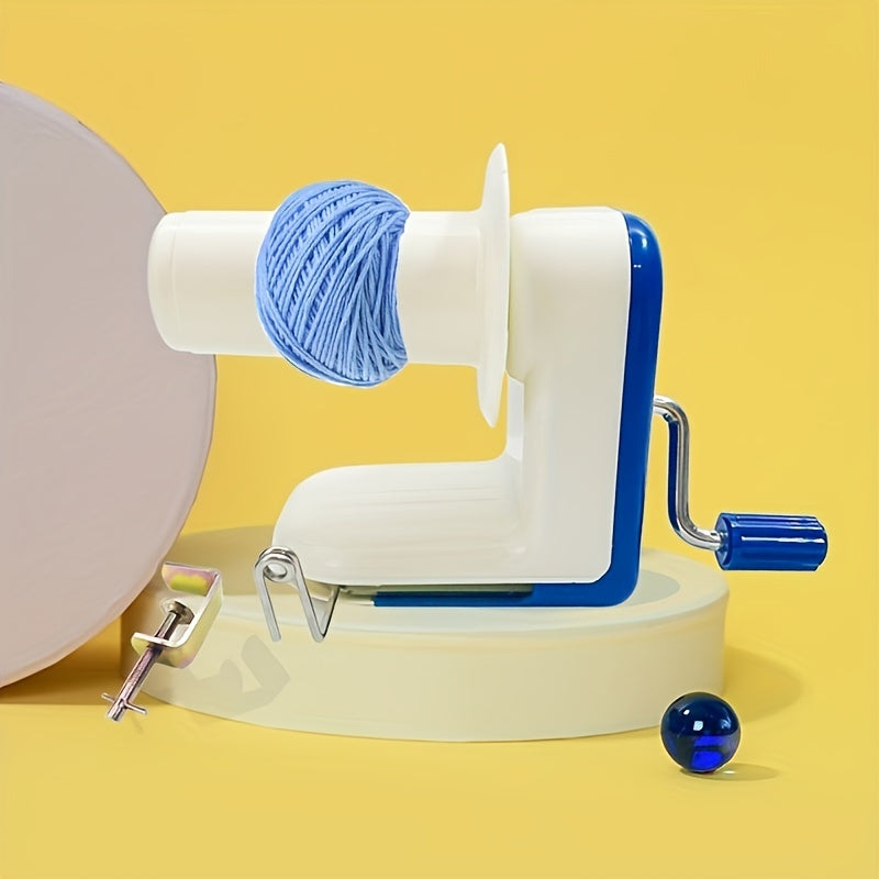 Hand Operated Yarn Ball Winder for Crocheting - Helper for Yarn Collection